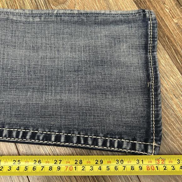 BKE Denim Culture Jeans Womens Boot Cut Stretch Size 29R (29x33.5) Large Stitch - Picture 8 of 9